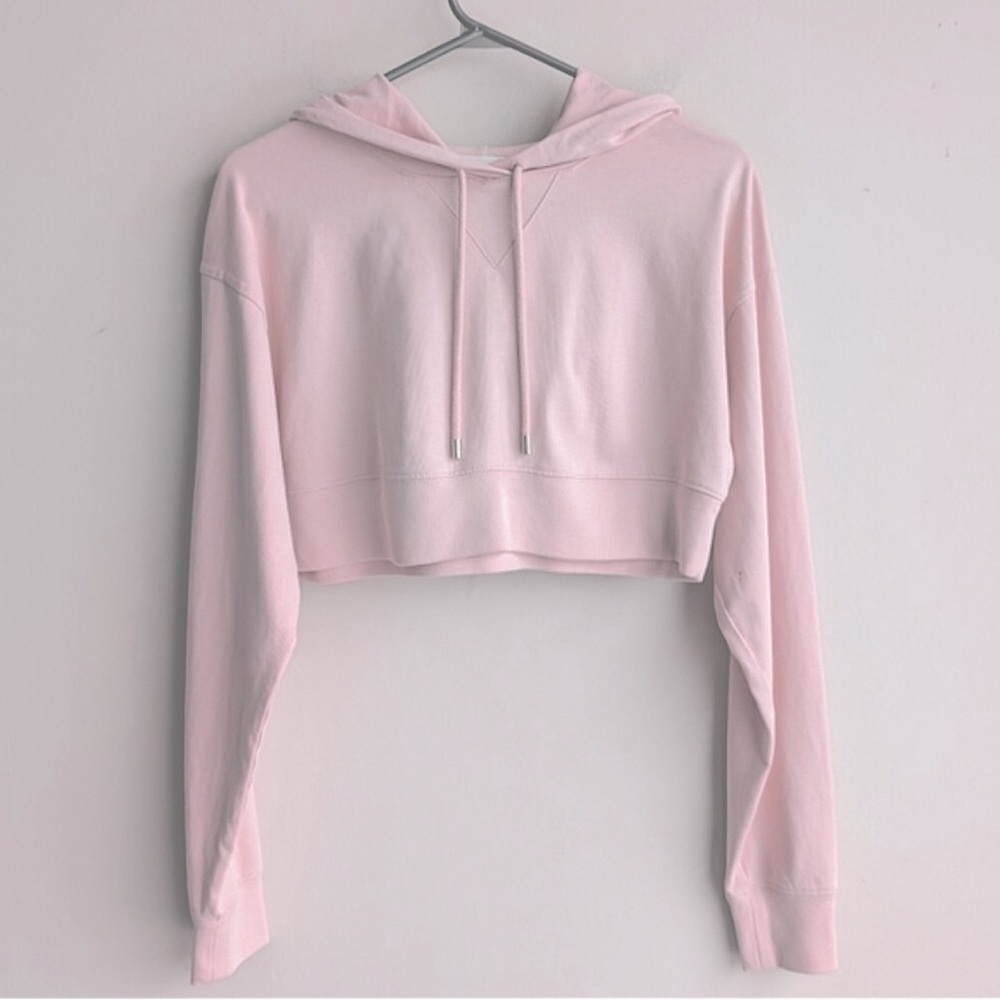 aritzia • wilfred free • size XS • cropped pullover hoody - Picture 2 of 7